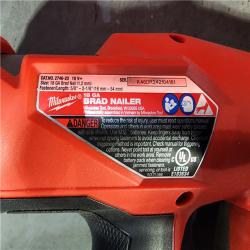 HOUSTON LOCATION - AS-IS (APPEARS LIKE NEW) Milwaukee M18 Fuel 18V Brushless 18-Gauge Brad Nailer 2746-20 (Bare Tool)