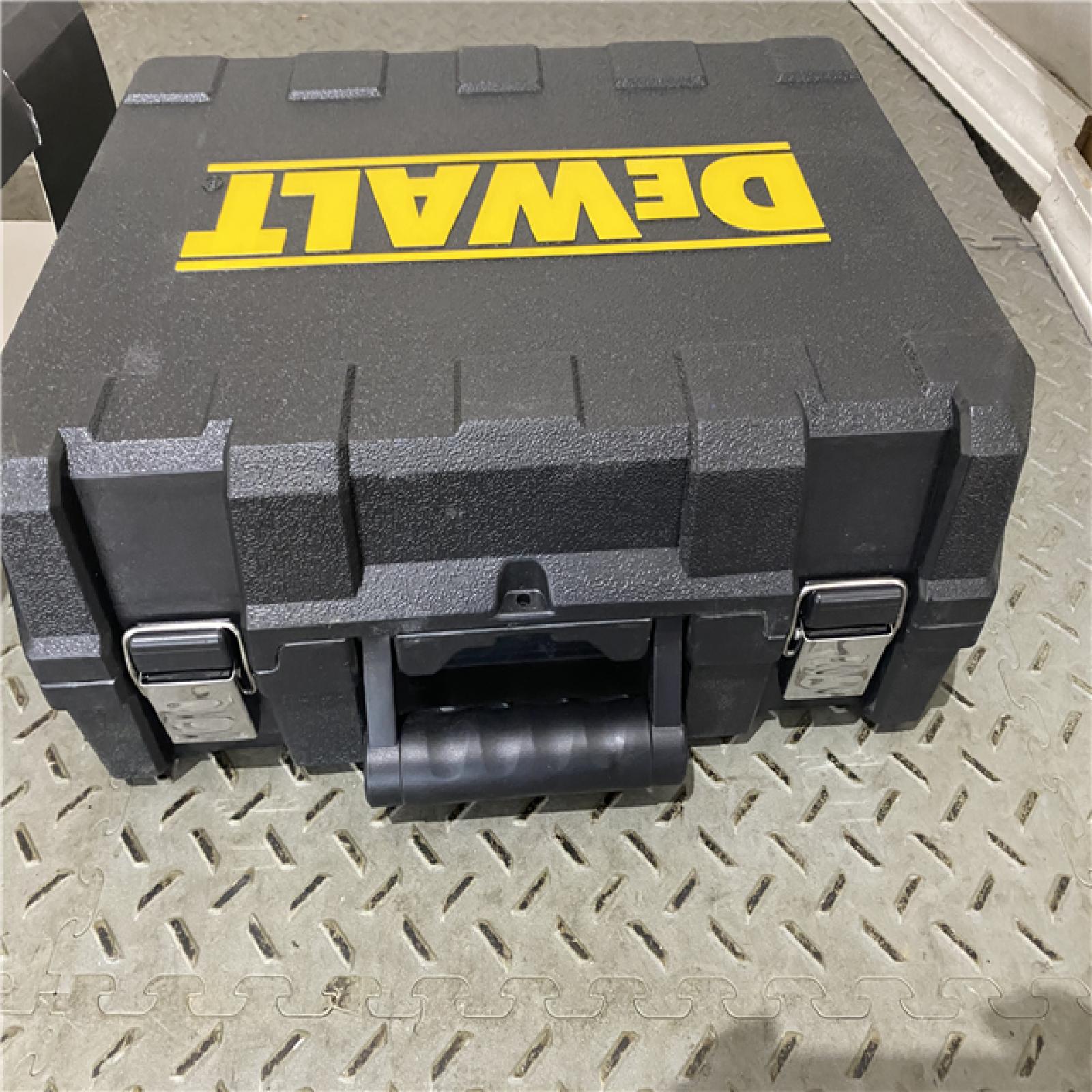 Houston location AS-IS DEWALT 12V MAX Lithium-Ion 100 Ft. Green Self-Leveling 3-Beam 360 Degree Laser Level with 2.0Ah Battery, Charger and Case