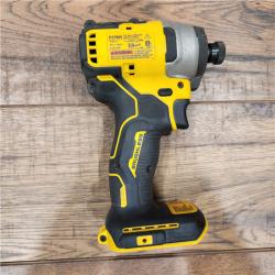 AS-IS ATOMIC 20V MAX Lithium-Ion Cordless 1/4 in. Brushless Impact Driver Kit, 5 Ah Battery, Charger, and Bag