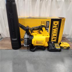 AS IS DeWalt Brushless Cordless Battery Powered Handheld Leaf Blower KIT