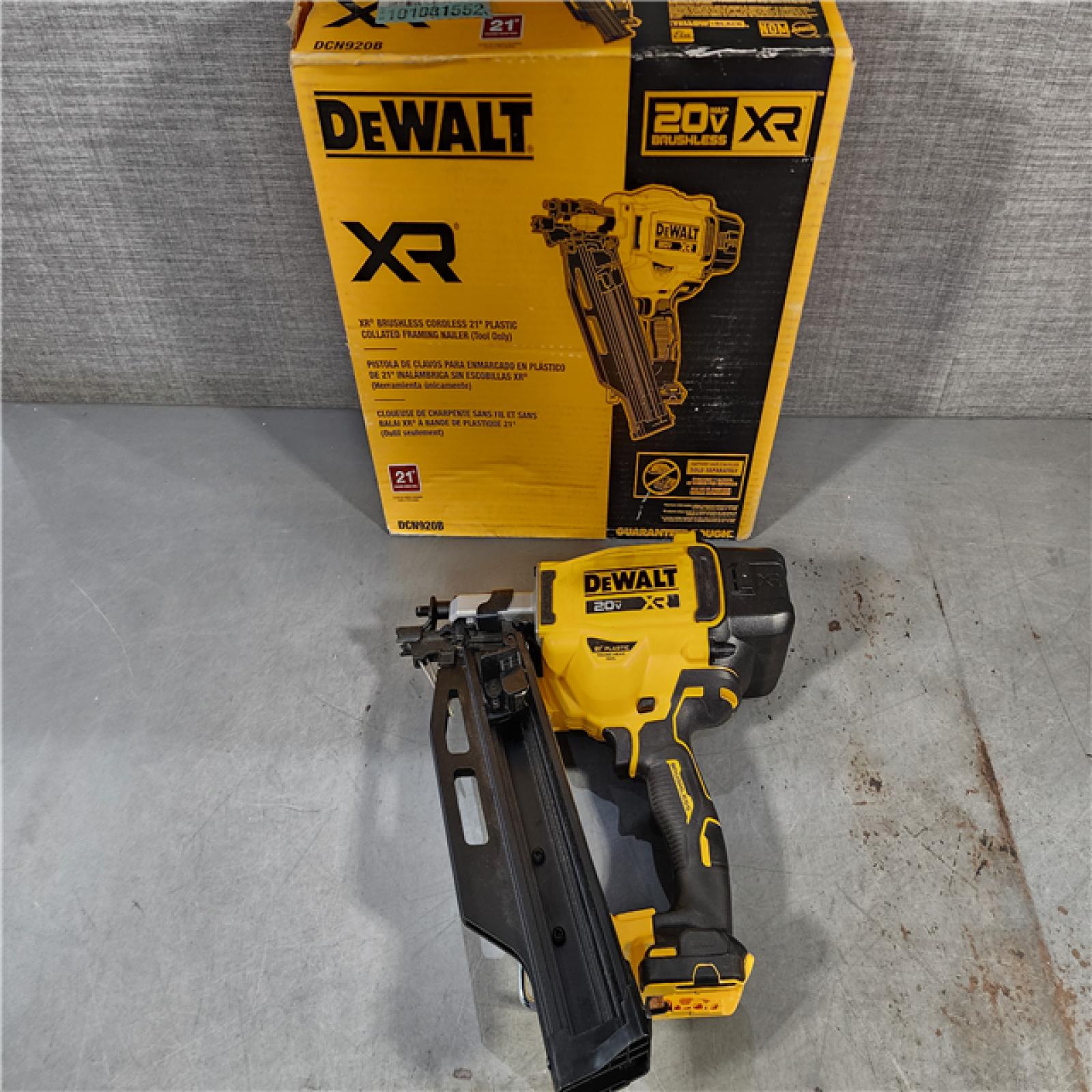 HOUSTON LOCATION - AS-IS DEWALT 20-Volt 21Â° Cordless Framing Nailer (Tool-Only)