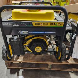 Dallas Location - As-Is  Champion Power Equipment 4250W Dual Fuel Generator