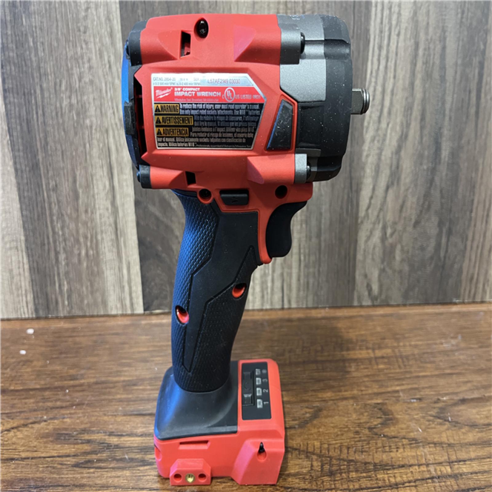 AS-IS Milwaukee M18 FUEL Brushless Cordless 3/8 in. Compact Impact Wrench (Tool Only)