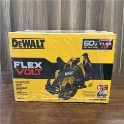 NEW! DEWALT DCS577X1 60V FLEXVOLT MAX Lithium-Ion 7-1/4 Brushless Cordless Wormdrive Style Circular Saw Kit 9.0 Ah