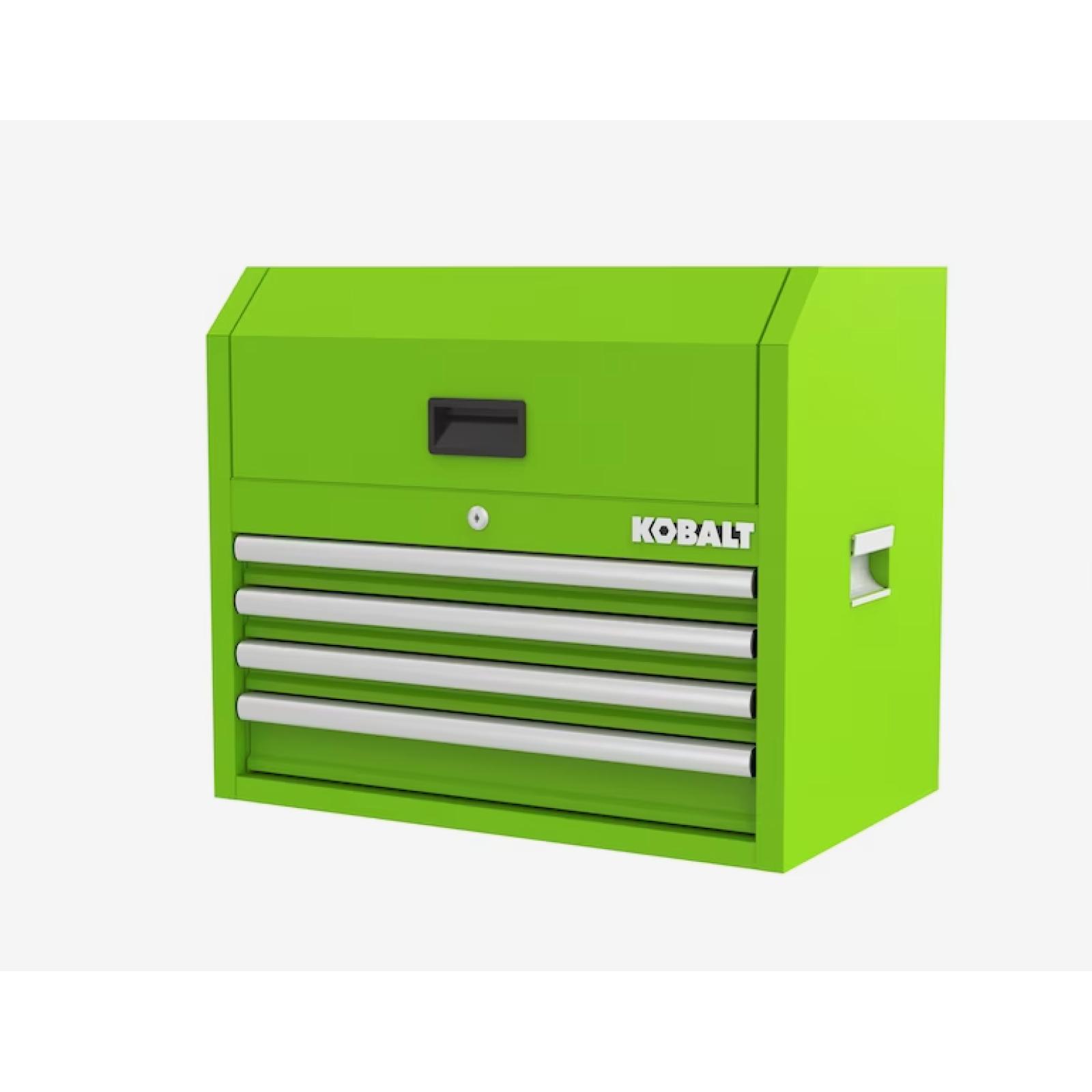 DALLAS LOCATION - Kobalt 26-in W x 22-in H 4-Drawer Steel Tool Chest (Green) PALLET - (9 UNITS)