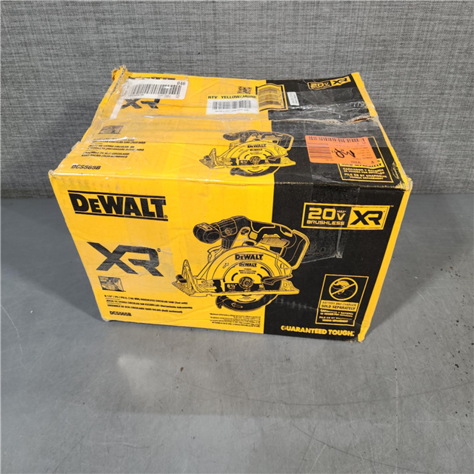 HOUSTON LOCATION - AS-IS DeWALT DCS565B 20V Max Brushless 6.5   Cordless Circular Saw