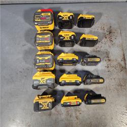 HOUSTON LOCATION - AS-IS DEWALT BATTERY PACK QTY - 15