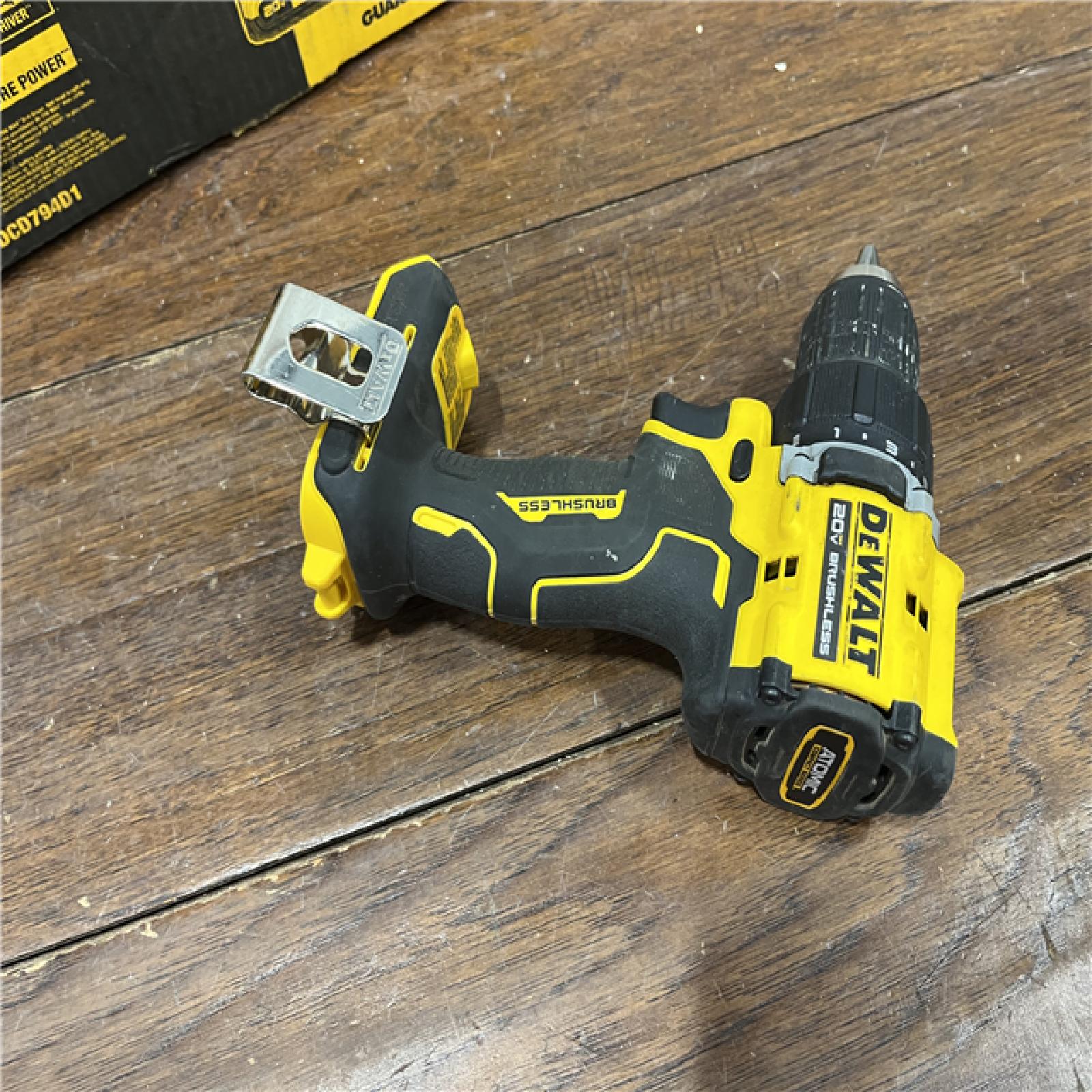 AS-ISDeWalt ATOMIC COMPACT SERIESâ„¢ 20V MAX* Brushless Cordless 1/2 in. Drill/Driver