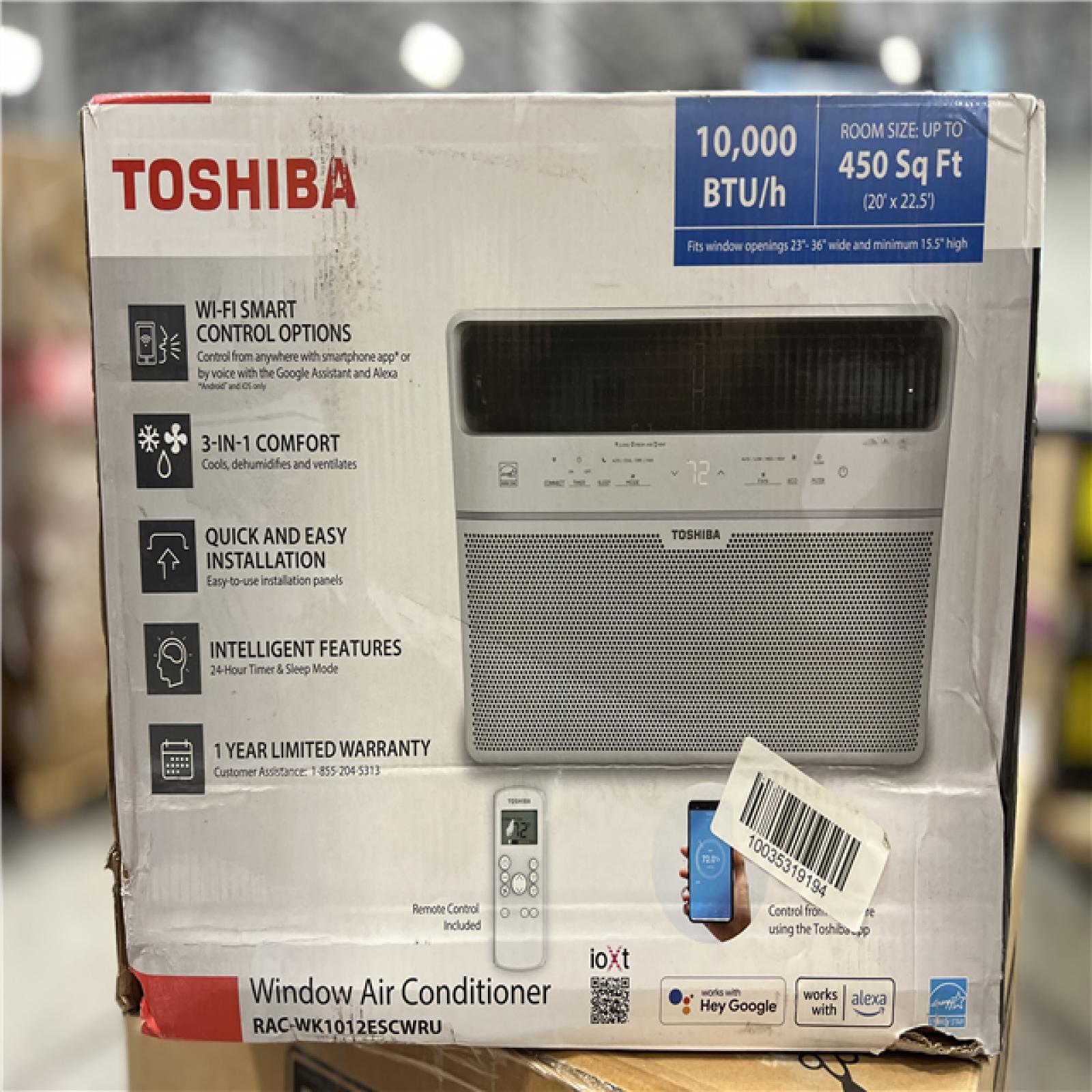 New Toshiba Btu Volt Smart Wi Fi Touch Control Window Air