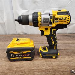 AS-IS 20V MAX Cordless Brushless 1/2 in. Hammer Drill/Driver with FLEXVOLT ADVANTAGE and (1) FLEXVOLT 6.0Ah Battery