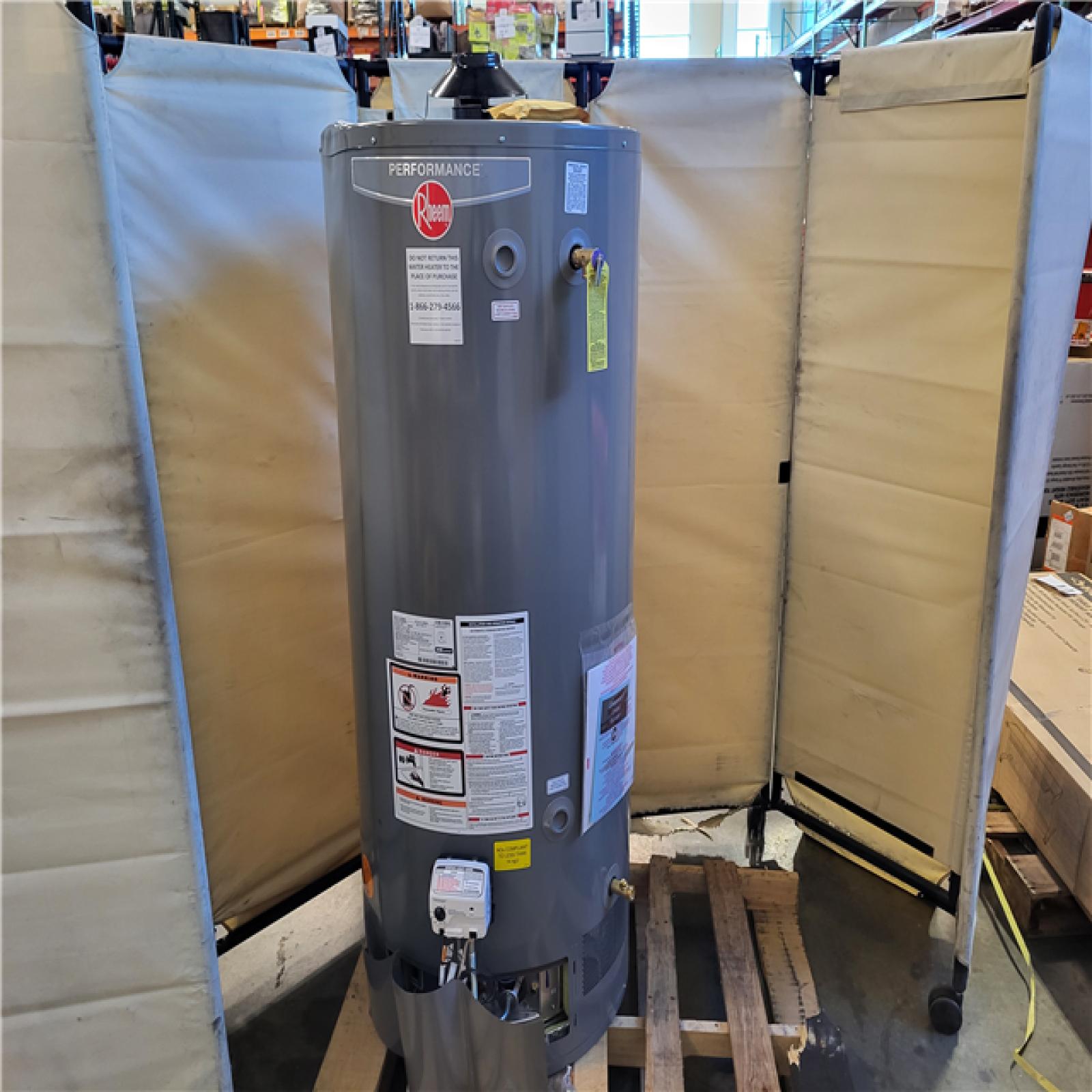 CALIFORNIA AS-IS RHEEM PERFORMANCE WATER HEATER