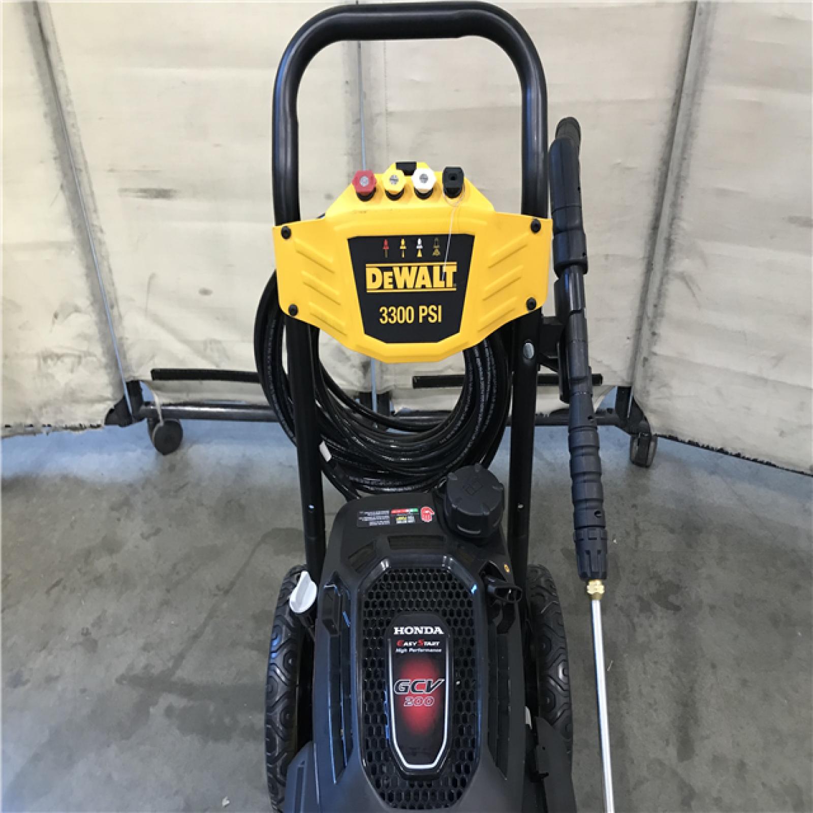 California AS-IS DEWALT 3300 PSI 2.4 GPM Gas Cold Water Pressure Washer with HONDA GCV200 Engine