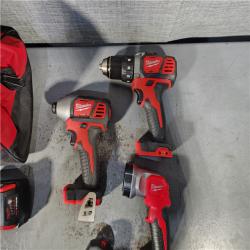 HOUSTON LOCATION - AS-IS Milwaukee 5 Tool Combo Kit W/ (2) Battery & Charger