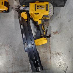 HOUSTON LOCATION - AS-IS DeWalt 20V MAX Collated Cordless Framing Nailer Tool Kit with Rafter Hook