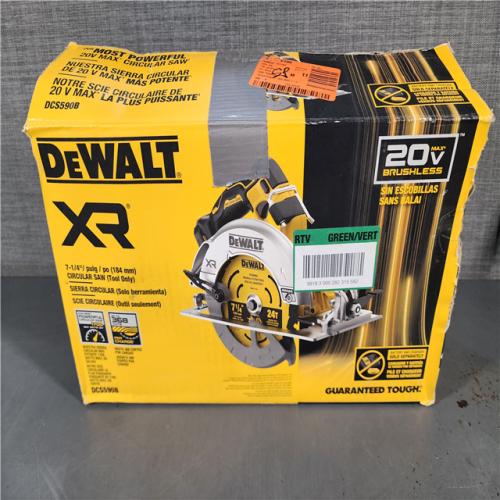 HOUSTON LOCATION - AS-IS DEWALT 20-Volt MAX 7-1/4 in. Cordless Circular Saw (Tool Only)