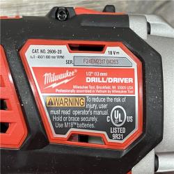 AS-IS Milwaukee M18 18V Cordless Brushed 2 Tool Drill/Driver and Impact Driver Kit