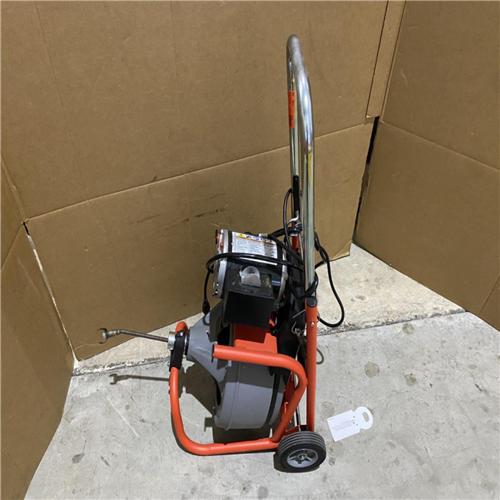 Houston location AS-IS Ridgid Drain Cleaning Machine Corded 165 RPM K-400 with C-32 IW