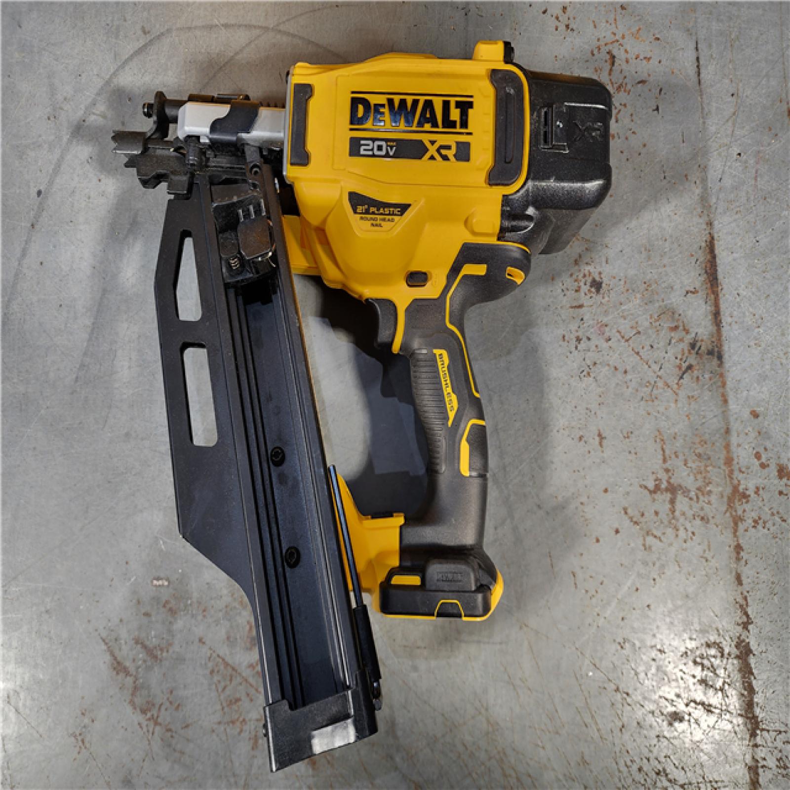 HOUSTON LOCATION - AS-IS DEWALT 20-Volt 21Â° Cordless Framing Nailer (Tool-Only)