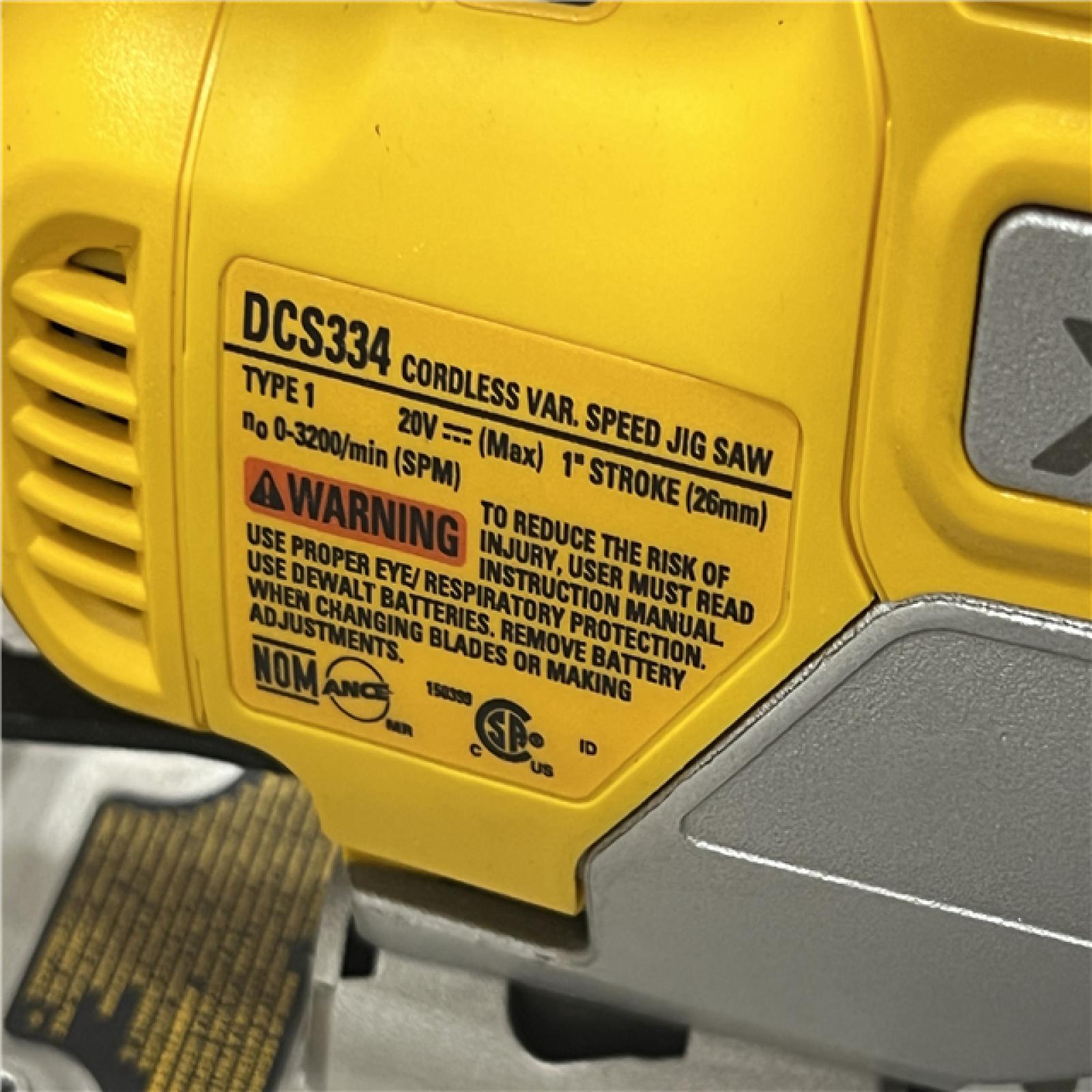 AS-IS DEWALT 20V MAX XR Cordless Brushless Jigsaw (Tool Only)