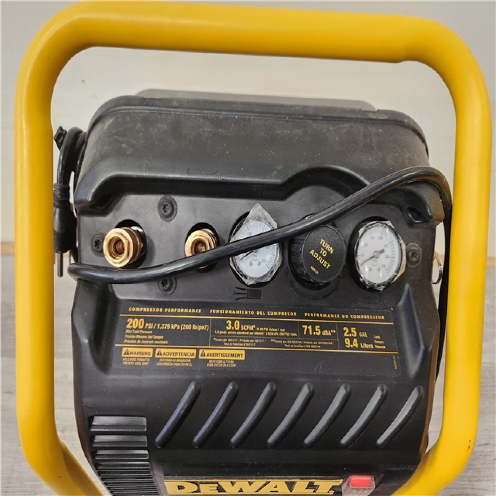 Phoenix Location DEWALT 2.5 Gal. Portable Electric Heavy Duty 200 PSI Quiet Air Compressor