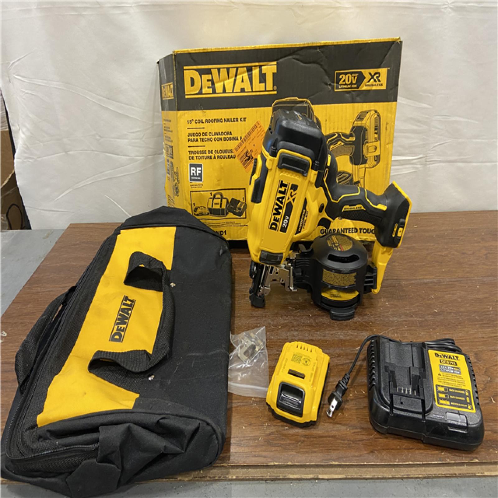 AS-IS DEWALT 2007898 Roofing Nailer Cordless