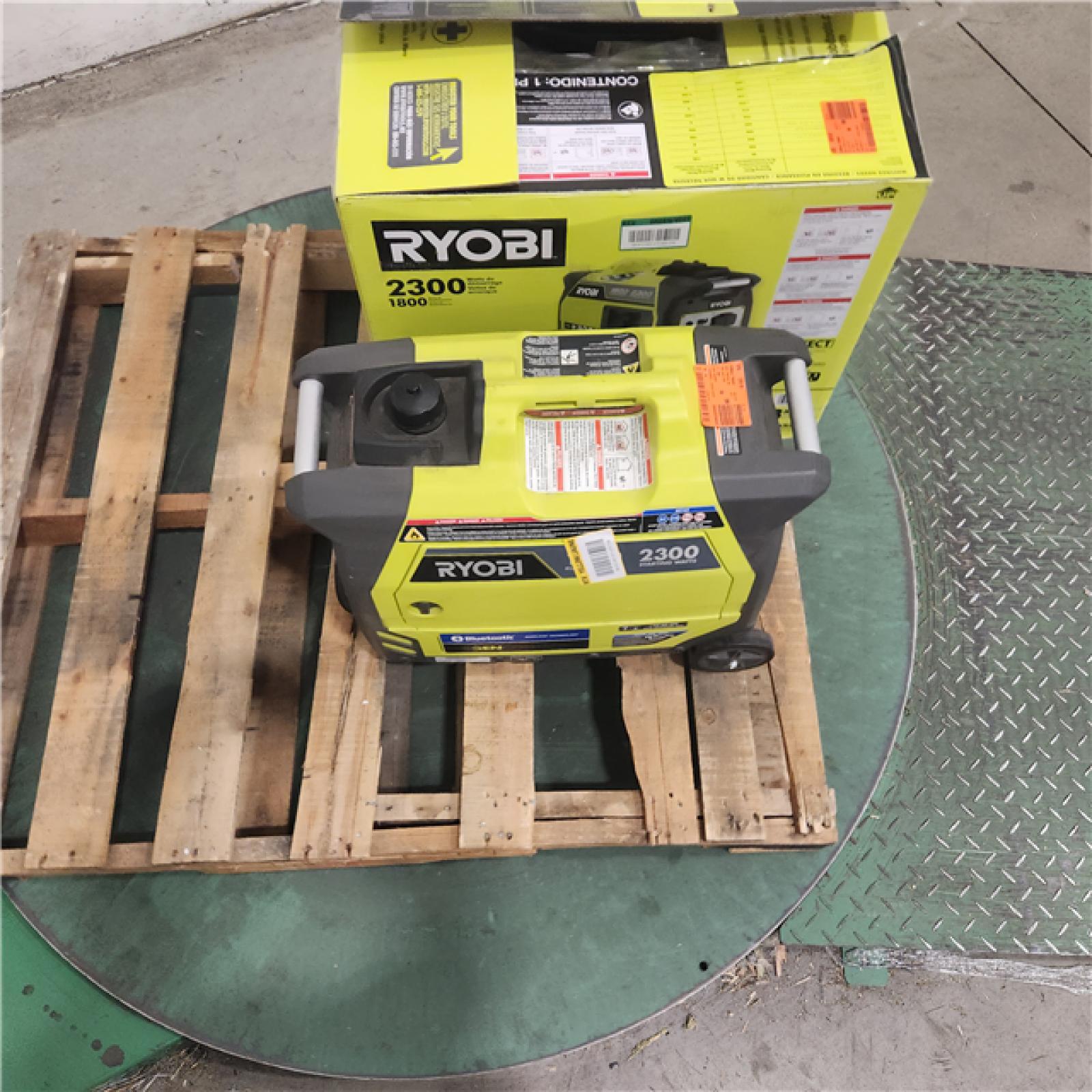 Dallas Location - As-Is RYOBI 2,300-Watt Bluetooth Inverter Generator (Lot Of 2)