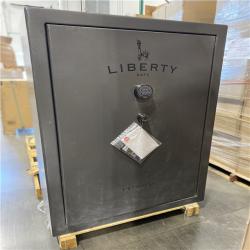 DALLAS LOCATION - LIBERTY SAFE Federal 48-Gun 75-Min fire rating EMP E-Lock, 60.5 in. H x 42 in. W x 22 in. D, Gray Marble Gun Safe