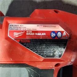 HOUSTON LOCATION - AS-IS Milwaukee M18 Fuel 18V Brushless 18-Gauge Brad Nailer 2746-20 (Bare Tool)