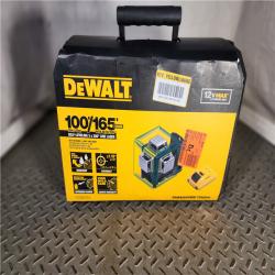 HOUSTON LOCATION - AS-IS (APPEARS LIKE NEW) DEWALT 12V MAX 3 X 360 Degrees Green Line Laser DW089LG