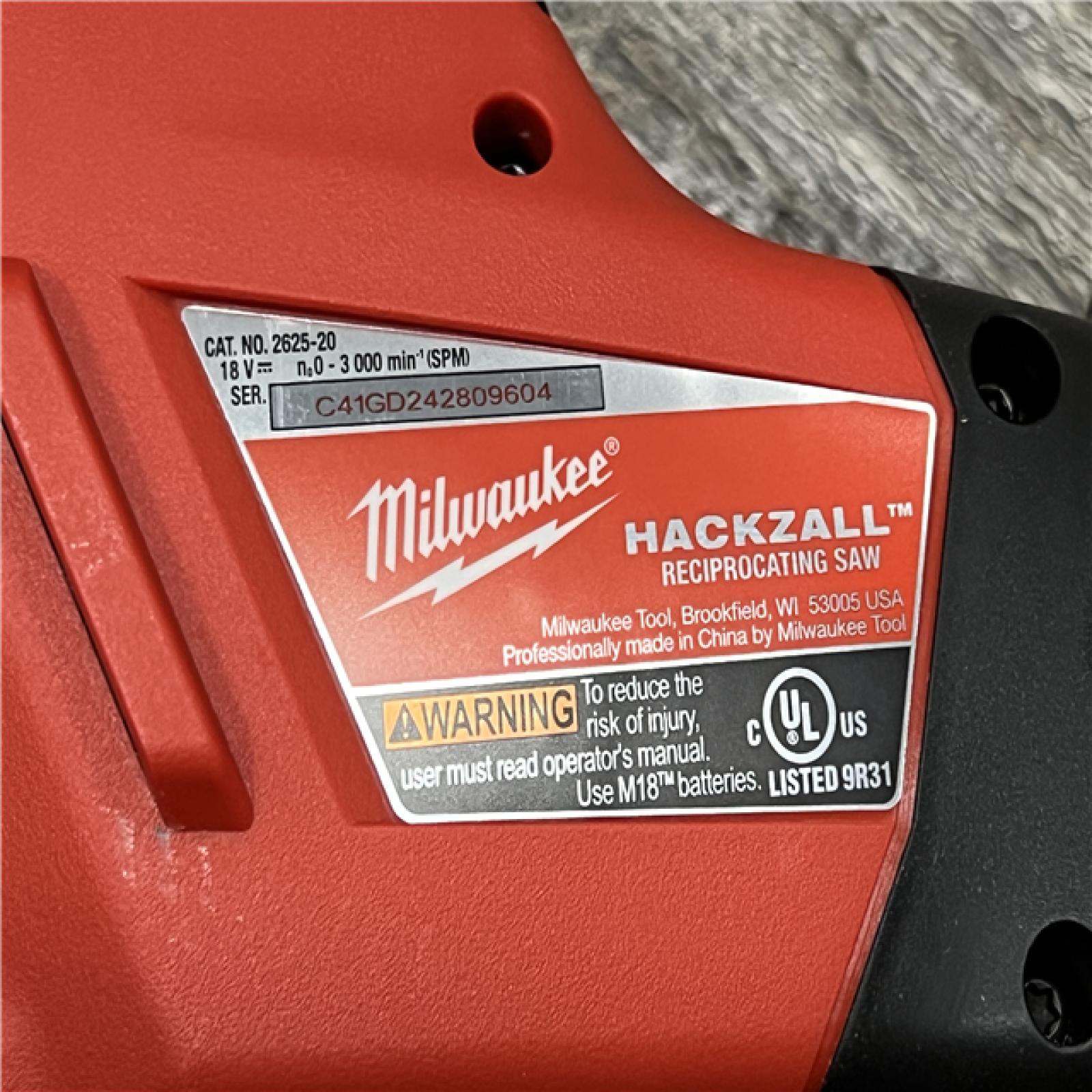 AS-IS MILWAUKEE M18 18V Lithium-Ion Cordless Combo Kit (5-Tool) with (1) 3.0Ah and (1) 1.5Ah Battery, (1) Charger, (1) Tool Bag