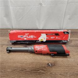 AS-IS Milwaukee M12 FUEL Brushless Cordless 3/8 Extended Reach High Speed Ratchet (Tool Only)