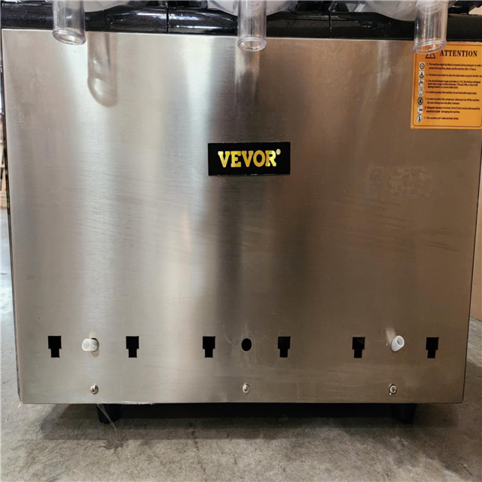 Phoenix Location VEVOR 110V Slushy Machine 30L Triple Bowl Margarita Frozen Drink Maker 800W Automatic Clean Day and Night Modes for Supermarkets Cafes Restaurants Snack Bars Commercial Use