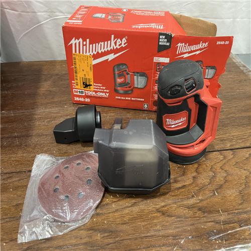 AS-IS Milwaukee 2648-20 - M18 5  7000-12000 Opm Cordless Variable Speed Random Orbital Sander