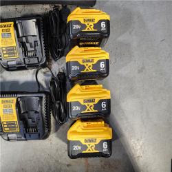 HOUSTON LOCATION - AS-IS (APPEARS LIKE NEW) (4) Dewalt-DCB246CK 20V MAX* Lithium Ion Starter Kit