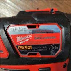 CALIFORNIA AS-IS MILWAUKEE M12 5-TOOL COMBO KIT (1 BATTERY,CHARGER,AND BAG INCLUDED)