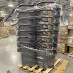 DALLAS LOCATION - Rubbermaid Commercial Products Brute 44 Gal. Grey Round Vented Trash Can PALLET - (32 UNITS)