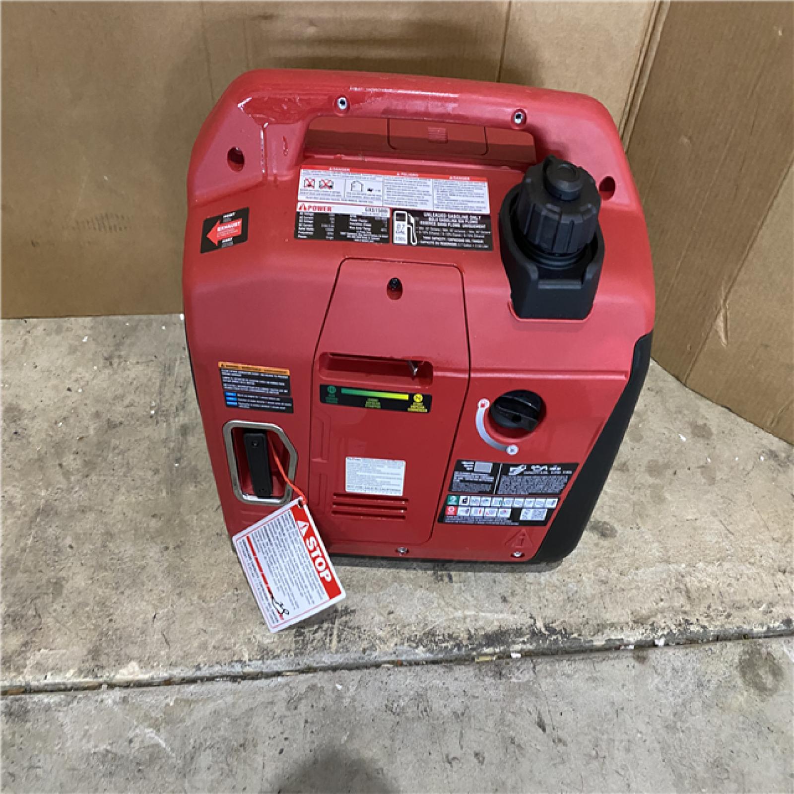 Houston location AS-IS A-IPOWER 1500-Watt Recoil Start Gasoline Powered Ultra-Light Inverter Generator with 60cc OHV Engine and CO Sensor Shutdown