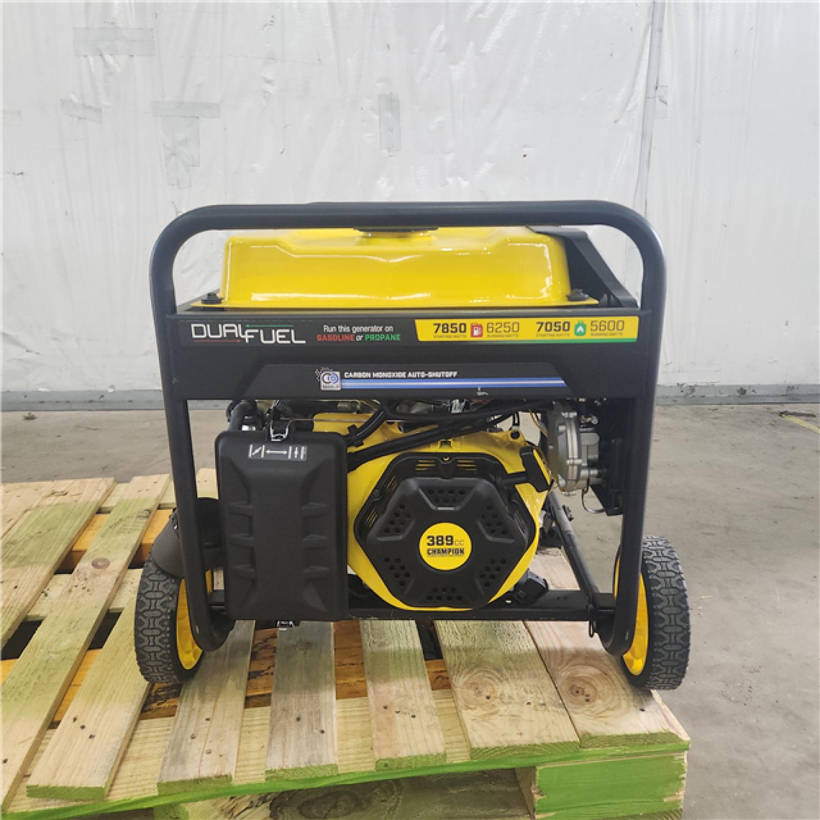 Houston Location - AS-IS Champion 7050 Running Watts Generator