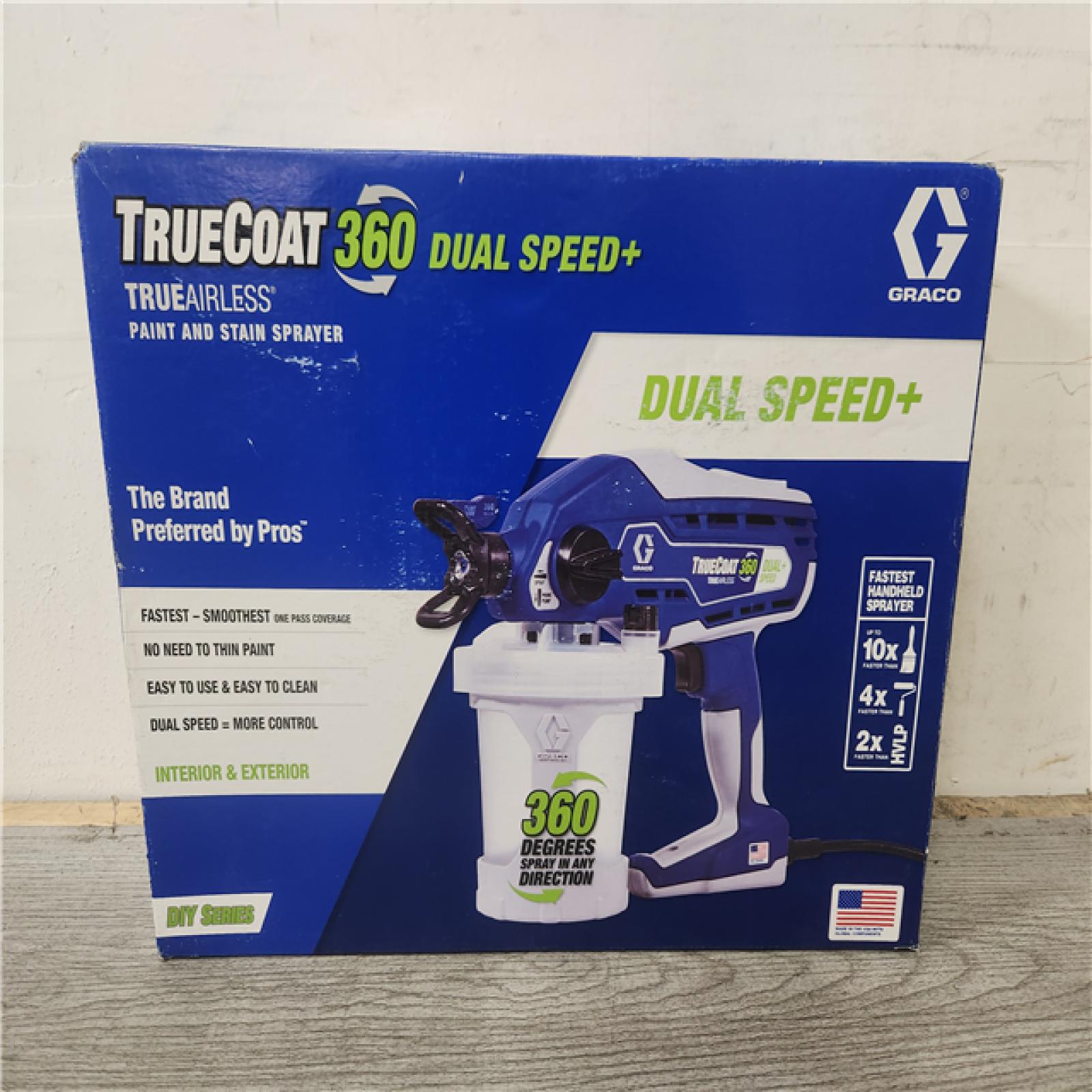 Phoenix Location NEW Graco TrueCoat 360 Variable Speed Handheld Airless Paint Sprayer