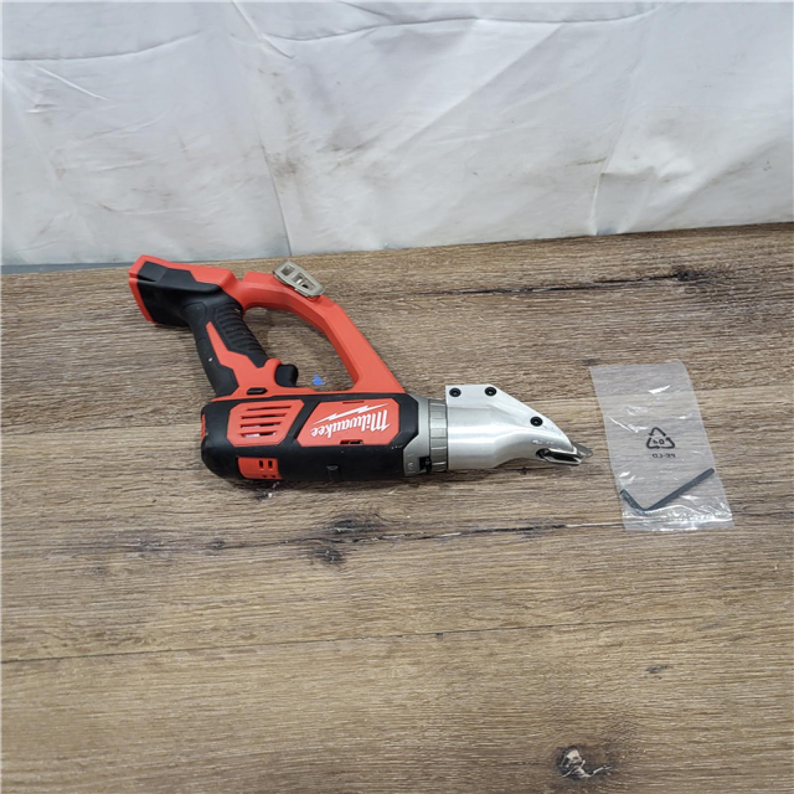 AS-IS Milwaukee M18 18-volt Lithium-ion Cordless 18-gauge Double Cut Metal Shear  Bare Tool