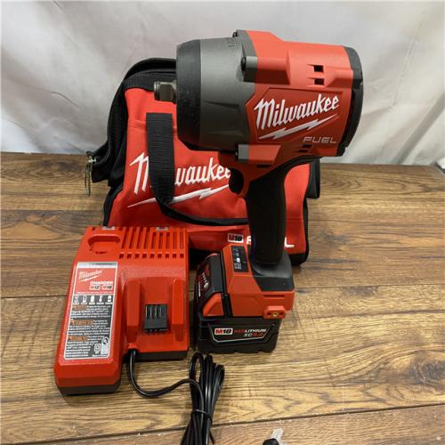 AS IS Milwaukee M18 1/2 in. Cordless Brushless High Torque Impact Wrench Kit (Battery & Charger)