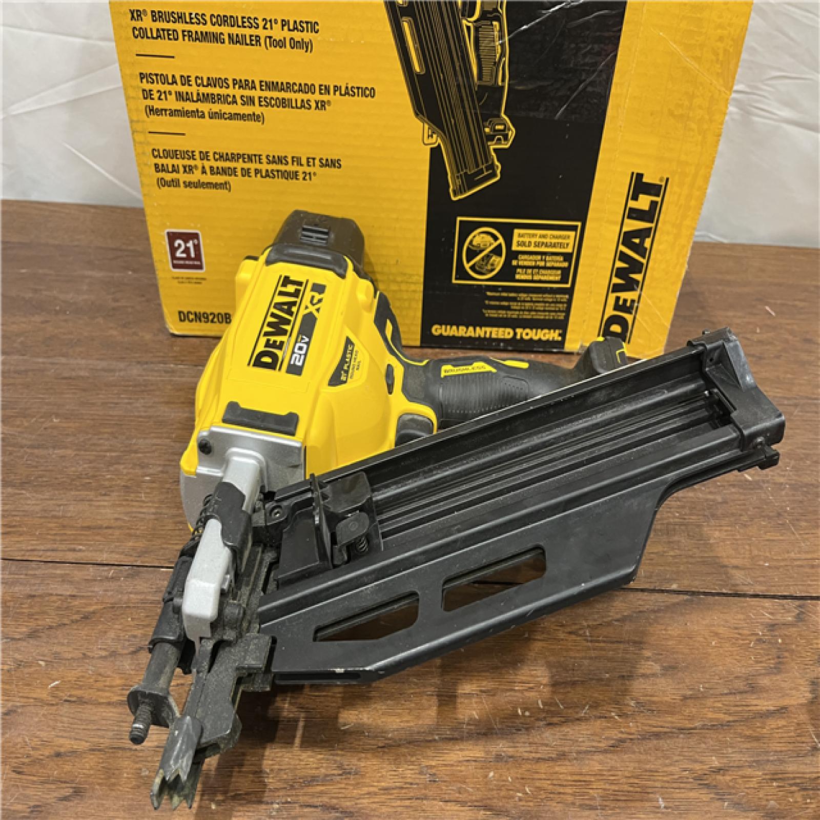 AS-ISDEWALT 20-Volt 21Â° Cordless Framing Nailer (Tool-Only)