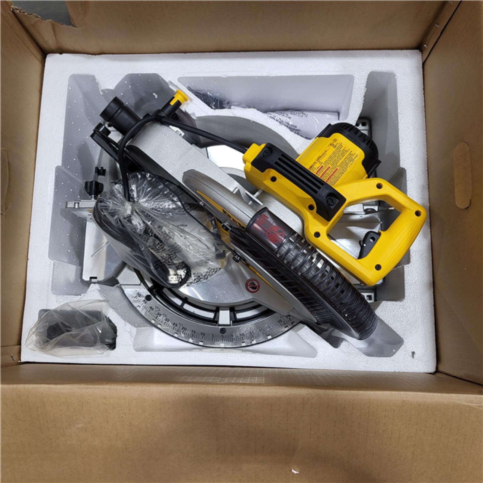 AS-IS  DEWALT 12-in 15-Amp Single Bevel Compound Miter Saw