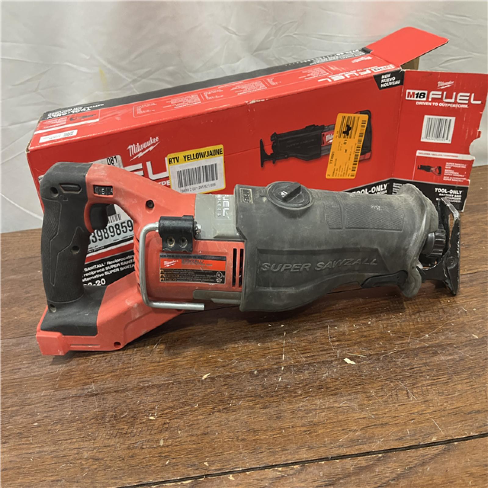 AS-ISMilwaukee M18 Fuel 18V Brushless Super Sawzall Reciprocating Saw 2722-20 (Bare Tool)