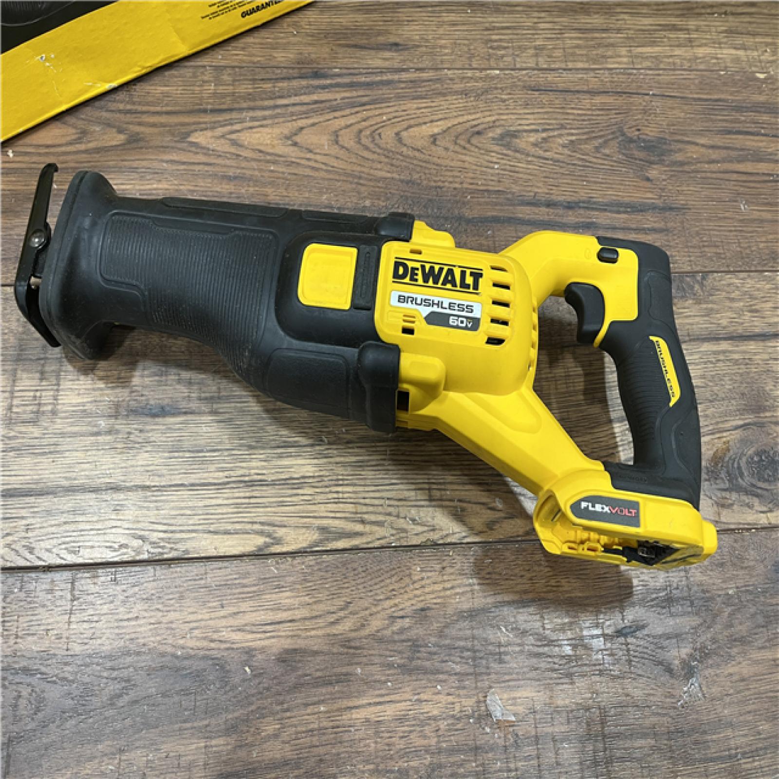 AS-IS DeWalt DCS389B FLEXVOLT 60V MAX Cordless Brushless Reciprocating Saw (Tool-Only)