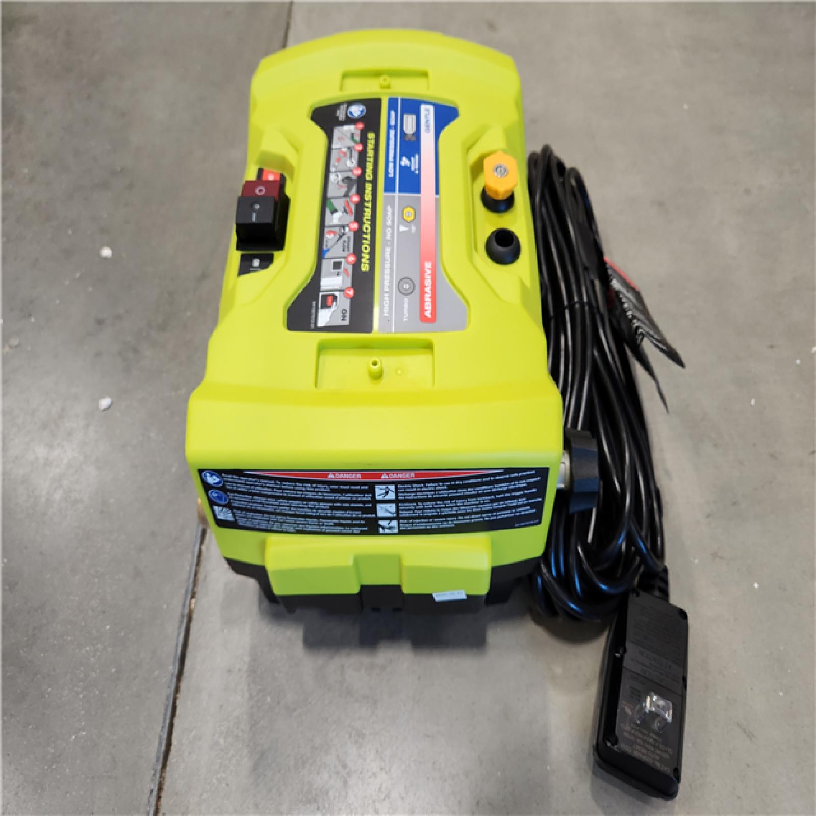 AS-IS RYOBI 1800 PSI 1.2 GPM Cold Water Corded Electric Pressure Washer