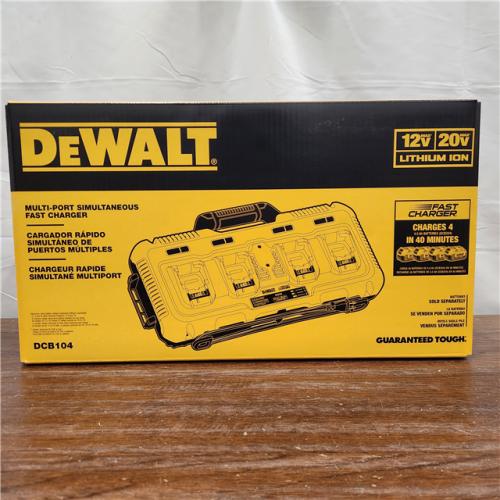 NEW DEWALT 12V/20V/60V MAX 4-Port Lithium-Ion Battery Charger