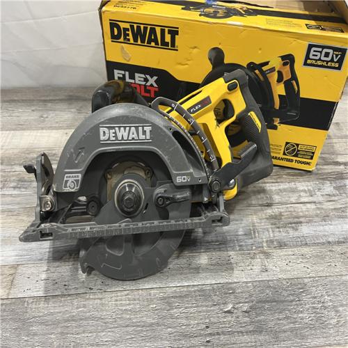 AS-IS DEWALT FLEXVOLT 60V MAX Cordless Brushless 7-1/4 in. Wormdrive Style Circular Saw (Tool Only)