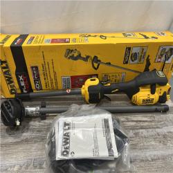 AS-IS DEWALT FLEXVOLT 60V MAX 17 in. Cordless Battery Powered Attachment Capable Trimmer Kit with (1) FLEXVOLT 3 Ah Battery & Charger