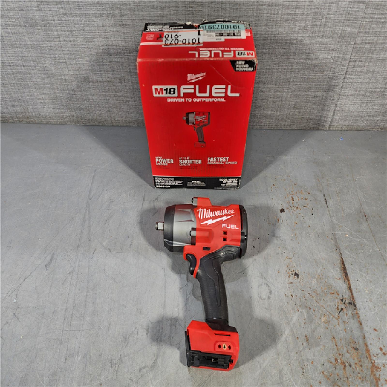 HOUSTON LOCATION - AS-IS Milwaukee M18 FUEL 18V Lithium-Ion Brushless Cordless 1/2 in. Impact Wrench with Friction Ring (Tool-Only)